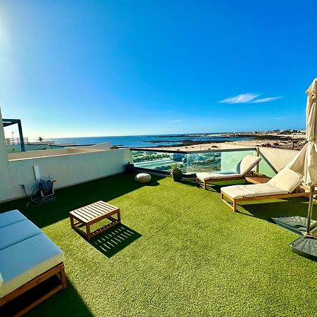 Apartamento Villa Bruno Con Vistas Al Mar, Primera Linea De Playa Cotillo Exterior foto