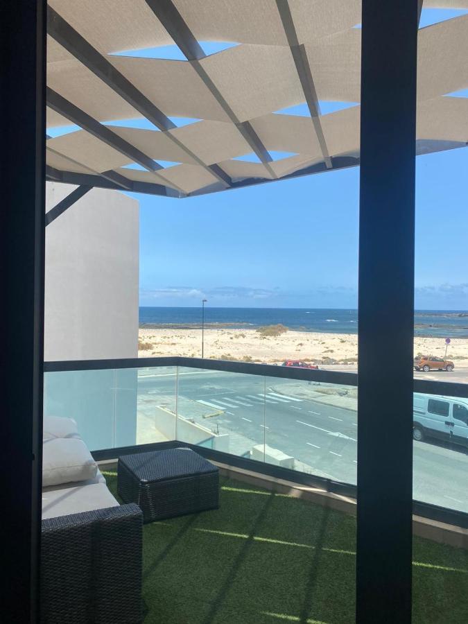 Apartamento Villa Bruno Con Vistas Al Mar, Primera Linea De Playa Cotillo Exterior foto